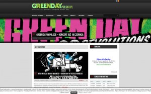 Portal muzyczny o zespole Green Day