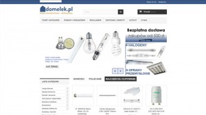 Domelek.pl: internetowy sklep elektryczno – oświetleniowy